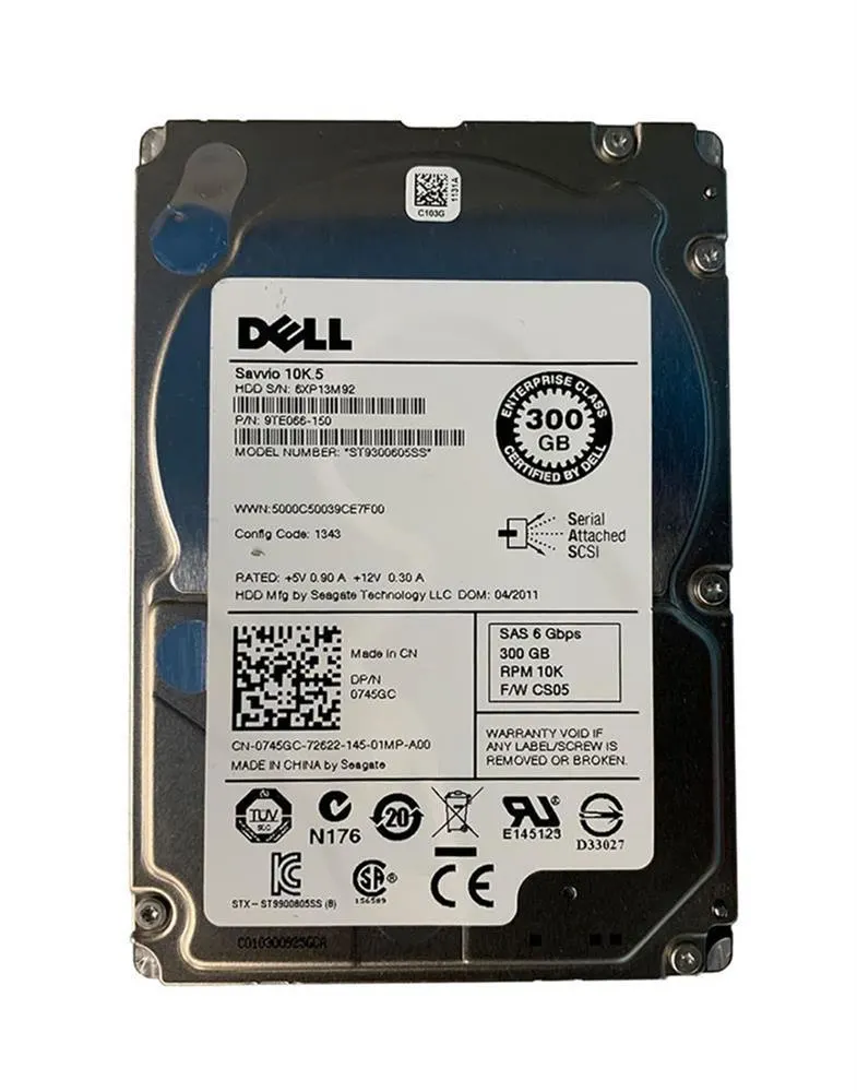 0TRN75 - Dell 300GBHard Drive — $240.66 | Pro Disk Network
