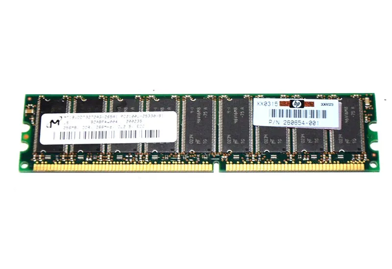 260654-001N - HP 256MB DDR-266MHz PC2100 ECC — $107.48 | Pro Disk Network