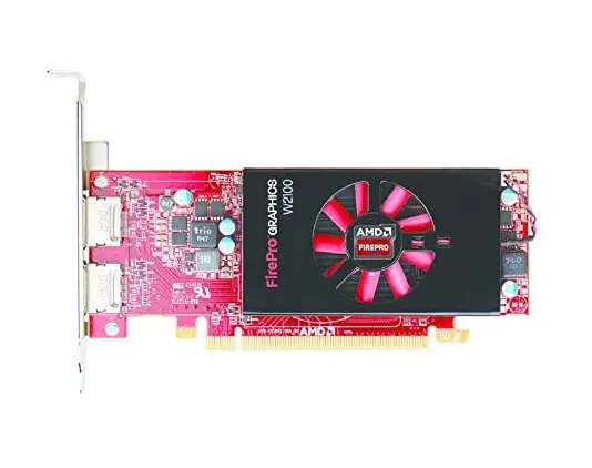 490-BCJF - Dell AMD FirePro W2100 2GB GDDR3 DisplayPort DVI…