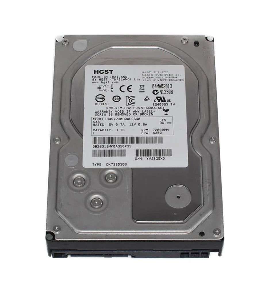 0002CR - Dell 3TB 7200RPM SAS 6Gb/s 3.5-inch Hard Drive