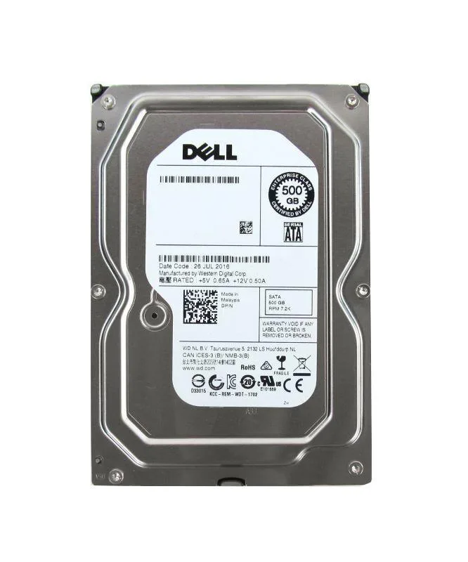 002MNJ - Dell 500GB 7200RPM SATA 6Gb/s 2.5-inch Hard Drive