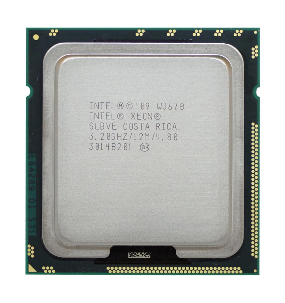 0052YN - Dell 3.20GHz 4.80GT/s QPI 12MB L3 Cache Intel Xeon W3670 6 Core Processor