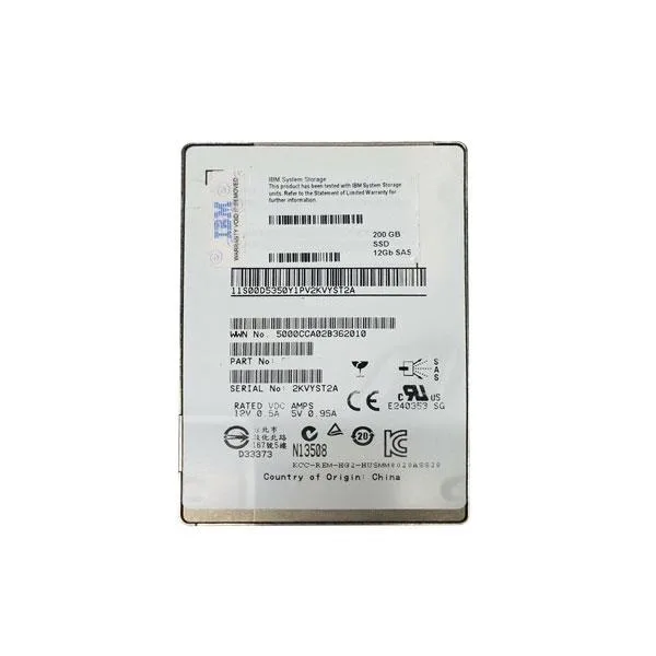 00AK378 - IBM 200GB SAS 12Gb/s 2.5-inch Solid State Drive for Storwize V3700