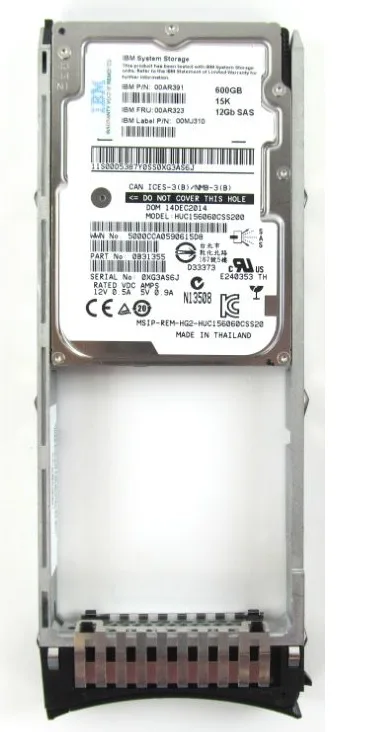 00AR391 - IBM 4TB SAS 6Gb/s 7200RPM Hot-Swappable 2.5-inch Hard Drive for Storage System V7000