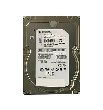 00AR485 - IBM 2TB 7200RPM SAS 6Gb/s Hot-Swappable 3.5-inch Hard Drive for Storage System V7000