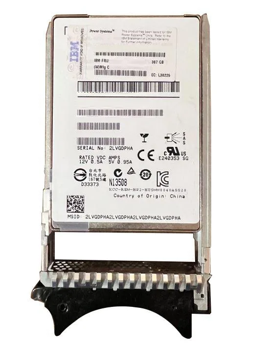 00E8697 - IBM 387GB Multi-Level Cell SAS Solid State Drive for Power7 Server