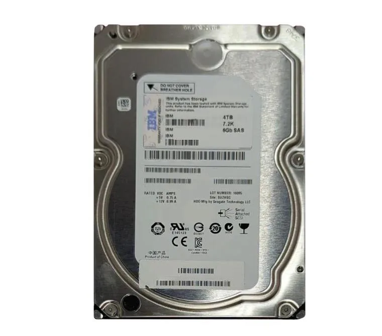 00FN147 - Lenovo 4TB SATA 6Gb/s 7200RPM 512e 3.5-inch Hot-Swappable Hard Drive with Tray