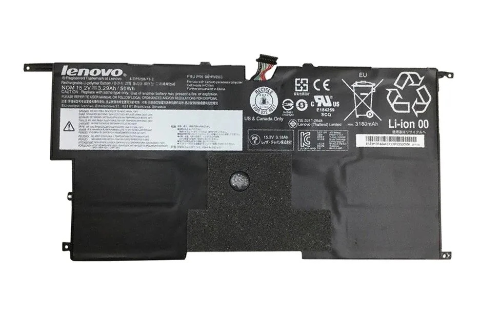 00HW002 - Lenovo 8 Cell 50Whr Polymer Battery for ThinkPad X1 Carbon Gen 2