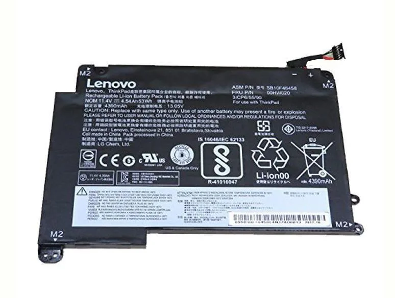 00HW021 - Lenovo 4610mAH 11.1v Battery for Yoga 460 / 00HW020 / SB10F46458 / SB10F46459