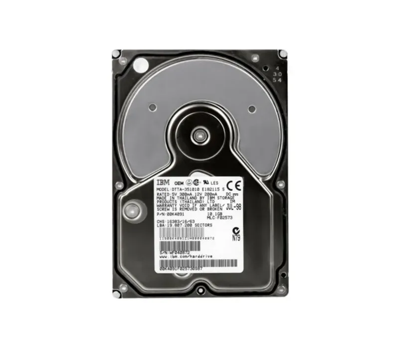 00K4091 - IBM 10GB 5400RPM ATA-33 512KB Cache 3.5-inch Hard Drive