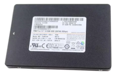 00KT017 - Lenovo 512GB SATA 6Gb/s 2.5-inch Solid State Drive