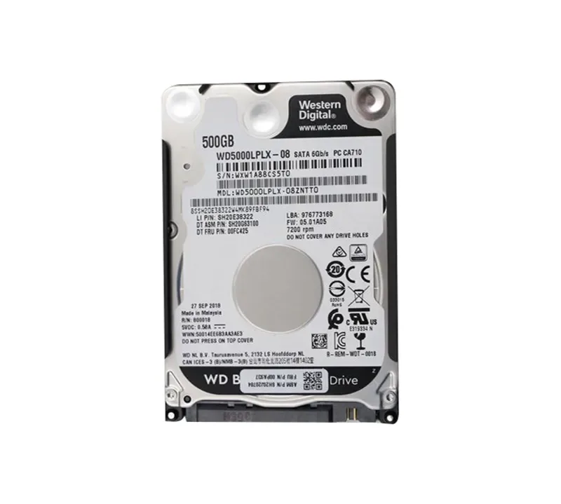00PA937 - Lenovo 500GB 7200RPM SATA 6Gb/s 2.5-inch Hard Drive