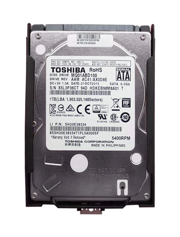 00PA942 - Lenovo 1TB 5400RPM SATA 3Gb/s 2.5-inch Hard Drive