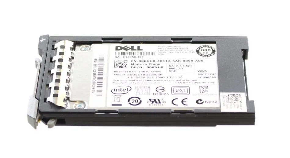 00RXH8 - Dell 800GB MLC SATA 6Gb/s Mix Use 1.8-inch Solid State Drive