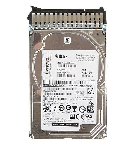 00YK026 - Lenovo 2TB SATA 6Gb/s 7200RPM 512n Hot-Swappable 2.5-inch Hard Drive