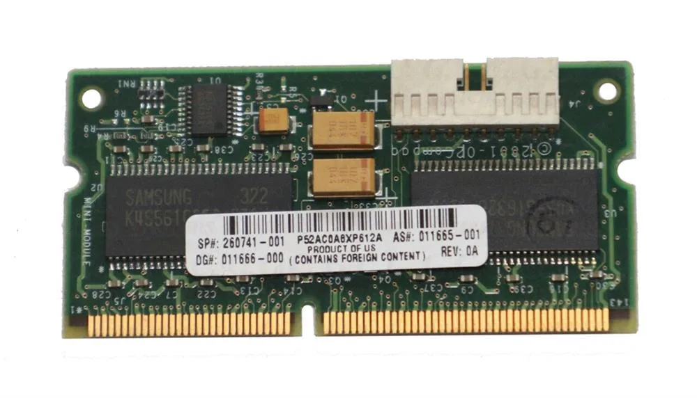 011665-001 - HP 64MB SDRAM SoDimm Memory Module for Smart Array 5i Plus Controller