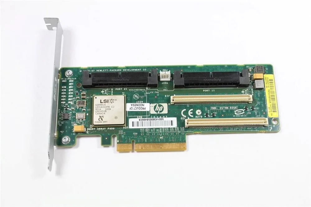 013159-004 - HP Smart Array P400 8-Port SAS PCI-Express RAID Controller Card with 256MB BBWC