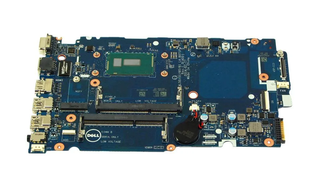 019XXT - Dell System Board (Motherboard) Core i3 1.7GHz (i3-4005U) with CPU for Latitude 14 (3450)