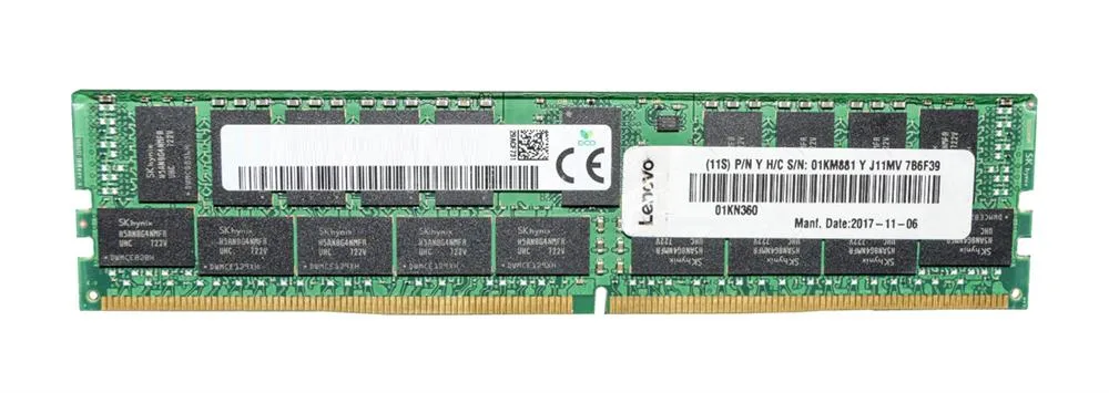 01KN360 - Lenovo 32GB PC4-19200 DDR4-2400MHz ECC Registered CL17 RDIMM 1.2V Dual-Rank Memory Module