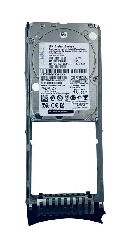 01NN116 - IBM 1.8TB 10000RPM SAS 12Gb/s 2.5-inch Hard Drive