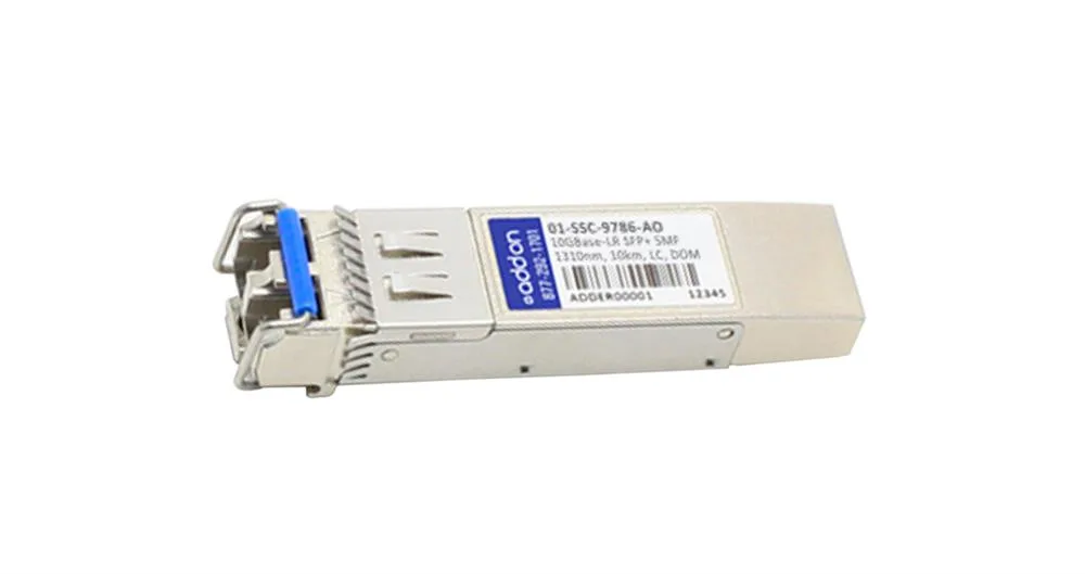 01SSC9786AO - Addonics 10Gbps 10GBase-lr SFP+ Single-mode Fiber 1310nm 10km LC Transceiver Module