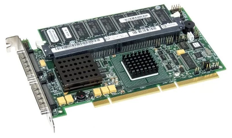 01U294 - Dell PERC4 Dual Channel PCI-x Ultr320 SCSI RAID Controller Card with Standard Bracket