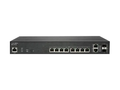 SonicWall 02-SSC-8371 10-Ports PoE+ 10/100/1000Base-T RJ-45 + 2-Ports 1000Base-X SFP Managed Network Switch
