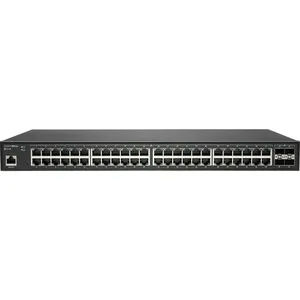 SonicWall 02-SSC-8380 SWS14-48 48x Ports 10/100/1000Base-T + 4x Ports SFP+ Layer2 1U Rack-Mountable Gigabit Ethernet Network Switch