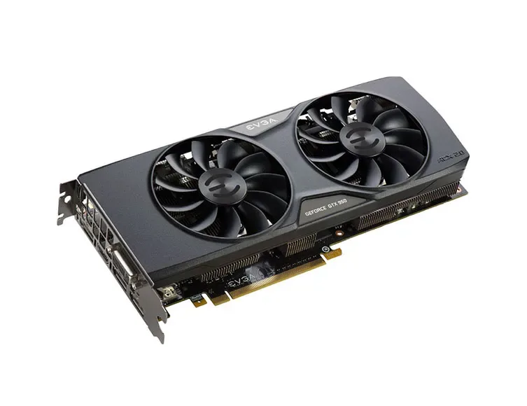 02G-P4-2957-AR - EVGA GeForce GTX 950 SSC 2GB 128-Bit GDDR5 PCI Express 3.0 DVI-I/ HDMI/ 3x DisplayPort Video Graphics Card