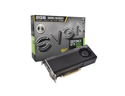 02G-P4-3658-AR - EVGA GeForce GTX 650 Ti Boost 2GB 192-Bit GDDR5 PCI-Express 3.0 x16 Dual DVI Graphics Card