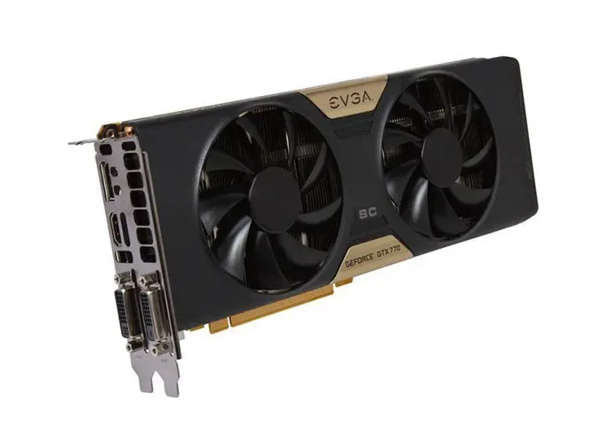 02G-P4-3771-L1 - EVGA GeForce GTX 770 SC 2GB 256-Bit GDDR5 PCI Express 3.0 x16 Dual DVI/ HDMI/ DisplayPort/ SLI Support Video Graphics Card