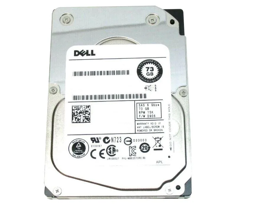 02K3V4 - Dell 73GB 15000RPM SAS 6Gb/s 2.5-inch Hard Drive