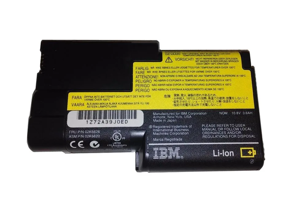 02K6626 - IBM Lenovo 10.8V 4400mAh 6-Cell Li-Ion Battery for ThinkPad T Series