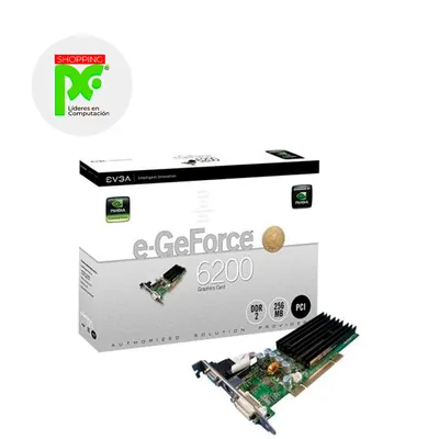 032-TC-1N02-L1 - EVGA e-GeForce 6200 TC 32MB 32-Bit DDR Supporting 128MB Onboard PCI Express x16 Video Graphics Card