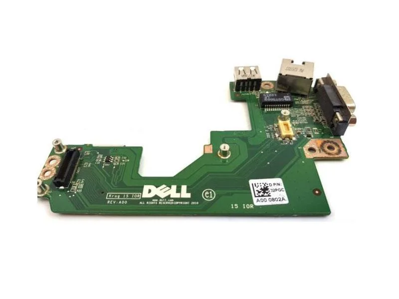 032PGC - Dell VGA/LAN/RJ-45/USB Daughterboard for Latitude E5520
