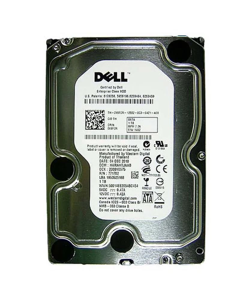 03352N - Dell 1TB 7200RPM SATA 3Gb/s 3.5-inch Hard Drive