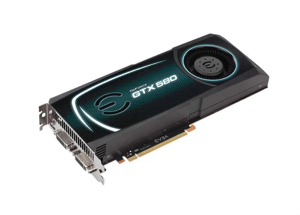 03G-P3-1584-K3 - EVGA GeForce GTX 580 3GB 384-Bit GDDR5 PCI Express 2.0 x16 HDCP Ready/ SLI Support Video Graphics Card