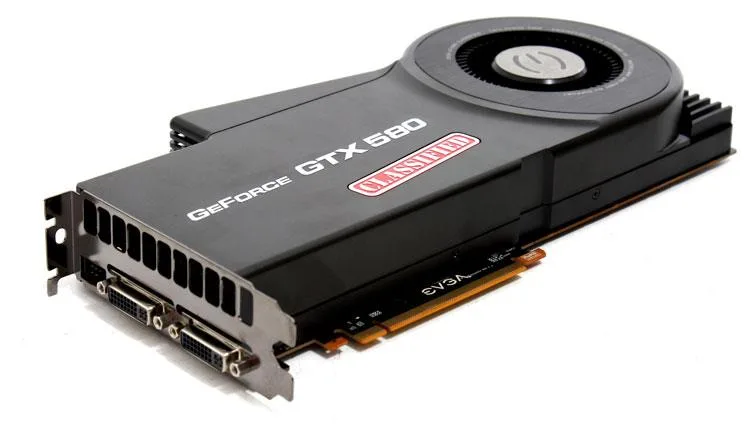 03G-P3-1594-ER - EVGA GeForce GTX 580 (Fermi) 3GB GDDR5 384-Bit PCI-Express 2.0 x16 2x DVI Graphics Card