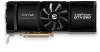 03G-P3-1596-S1 - EVGA GeForce GTX 590 Classified 3GB GDDR5 768-Bit PCI-Express 2.0 x16 3x DVI Graphics Card
