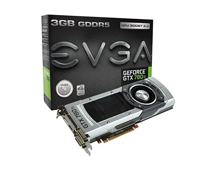 03G-P4-2881-RX - EVGA Nvidia GeForce GTX 780 Ti 3GB GDDR5 2DVI/ HDMI/ DisplayPort PCI Express Video Graphics Card
