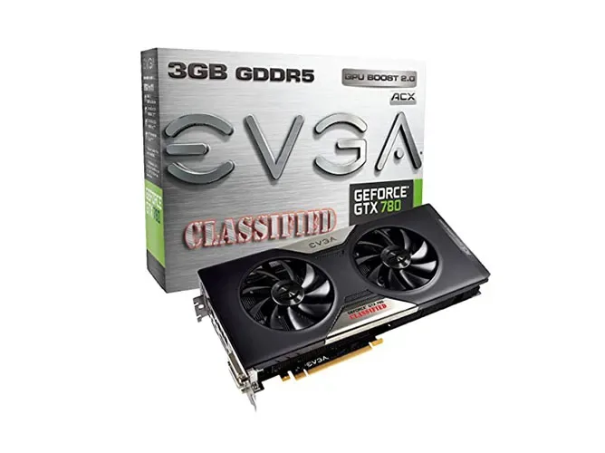 03G-P4-3788-B1 - EVGA GeForce GTX 780 Dual 3GB 384-Bit GDDR5 PCI-Express 3.0 x16 Dual DVI Graphics Card