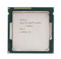 03T7163 - Lenovo 3.40GHz 5GT/s DMI2 6MB SmartCache Socket LGA1150 Intel Core i5-4670 4-Core Processor