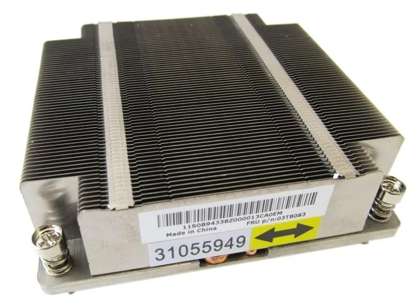 03T8083 - Lenovo 95W 1366 Square Heatsink for ThinkServer RD330/RD430