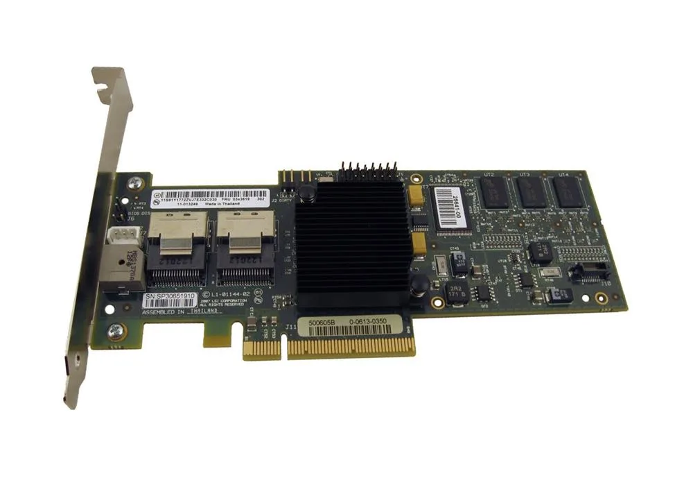 03X3619 - Lenovo MegaRAID 8708EM2 3GB/s PCI-Express X8 RAID Controller
