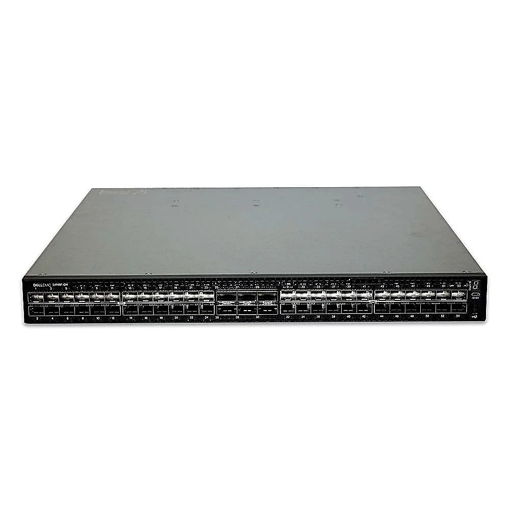 Dell 0401J0 S4148F-ON 48-Ports 10GbE SFP+ 2x 40GbE QSFP+ 4x 100GbE QSFP28 Network Switch