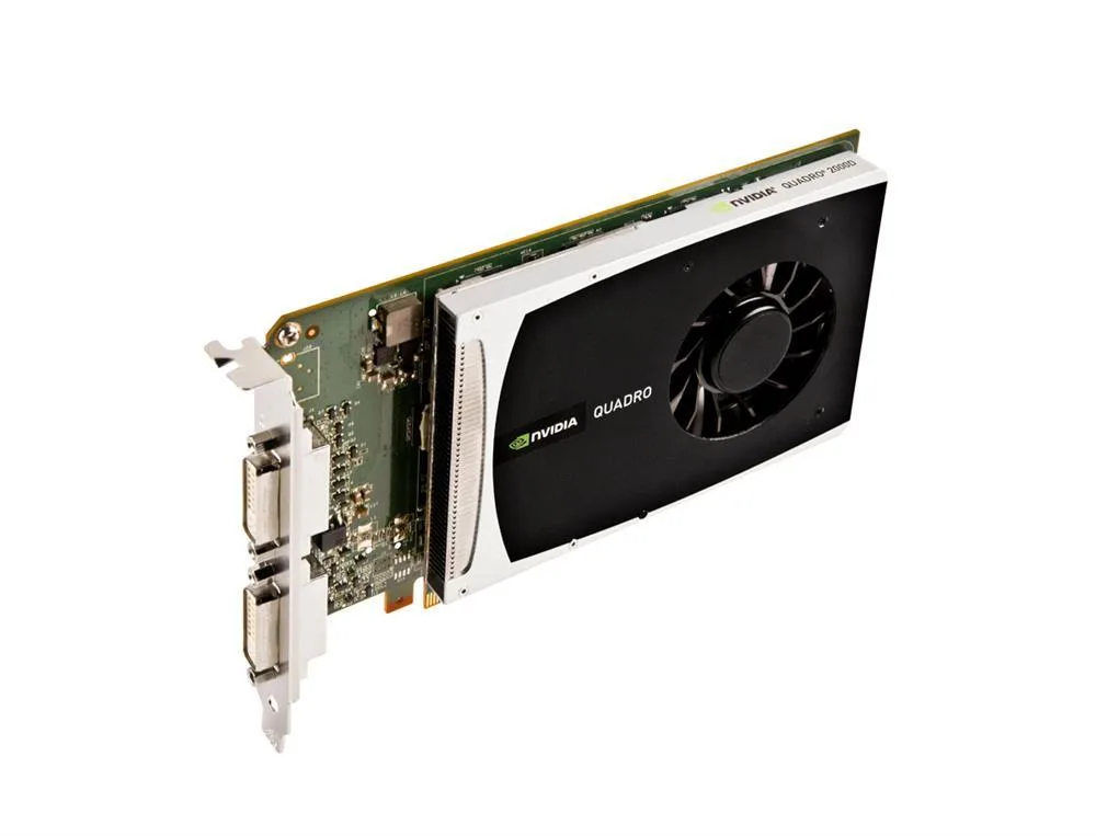 040GDJ - Dell Nvidia Quadro 2000D 1GB GDDR5 PCI Express 2 Dual DVI Video Graphics Card