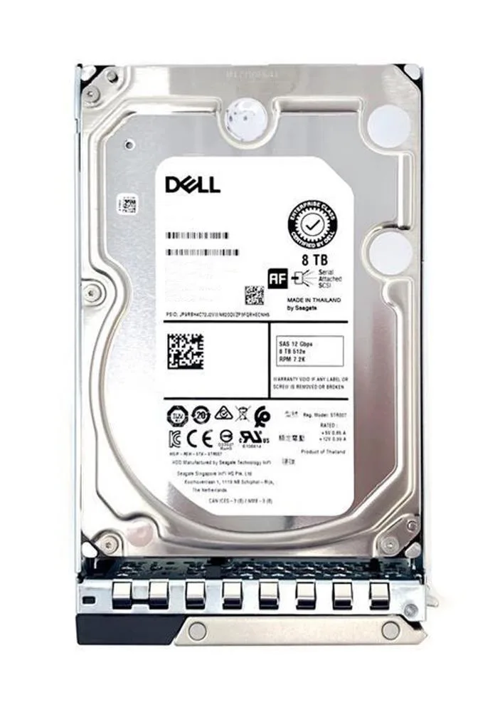 046VJ0 - Dell 8TB 7200RPM SAS 12Gb/s 3.5-inch Hard Drive