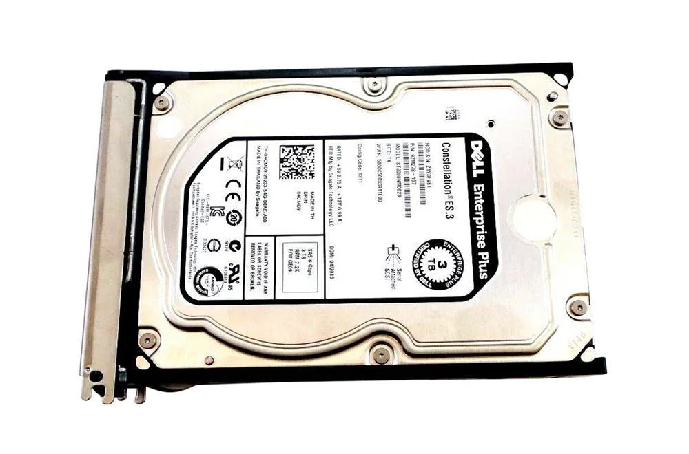 04CMD9 - Dell 3TB 7200RPM SAS 6Gb/s 3.5-inch Hard Drive for EqualLogic PS4100 / PS4100E SAN Storage Array