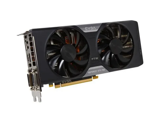 04G-P4-2766-B1 - EVGA GeForce GTX 760 4GB 256-Bit GDDR5 PCI Express 3.0 x16 Dual DVI/ HDMI/ DisplayPort/ SLI Support Video Graphics Card