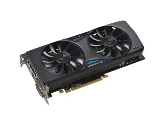 04G-P4-2972-B1 - EVGA GeForce GTX 970 4GB GDDR5 256-Bit PCI Express 3.0 x16 DVI/ HDMI/ DisplayPort Video Graphics Card